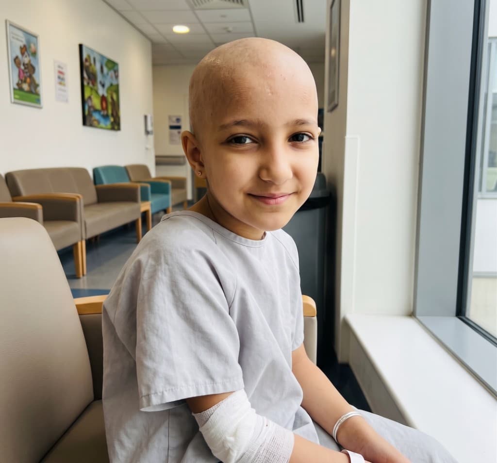 A smile in the waiting room